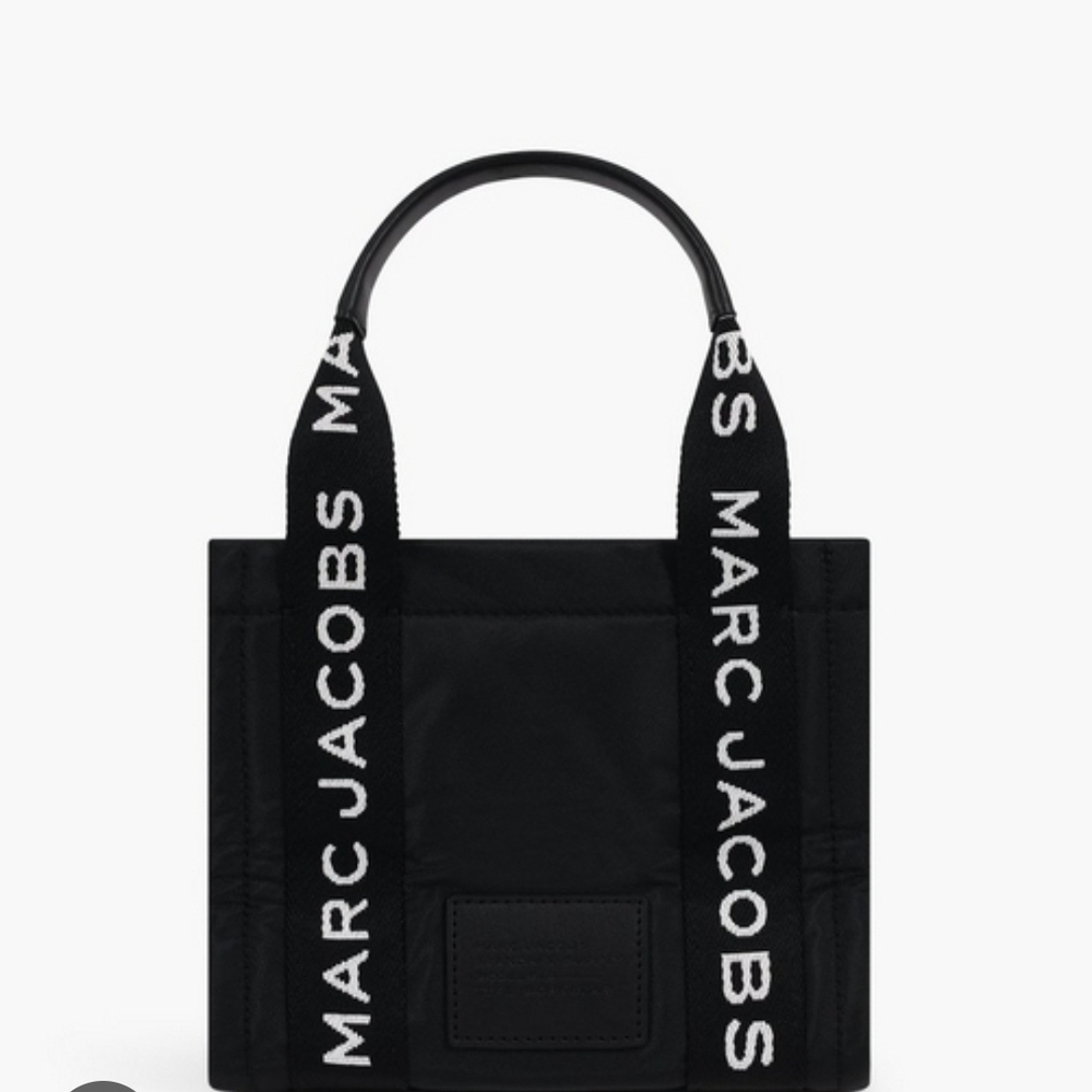Marc Jacobs Black Tote with Logo Strap